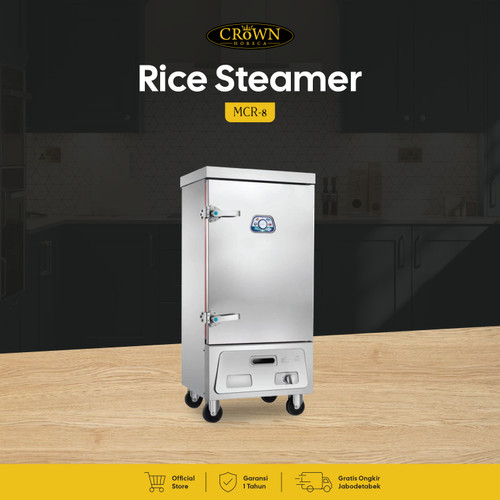 Rice Steamer MCR-8 Crown Horeca