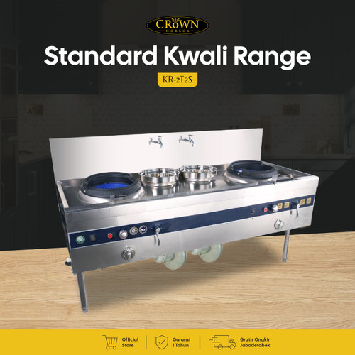 Kwali Range with Blower 2 Burner + 2 Soup Ring