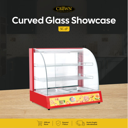 Showcase Warmer SC-2P Lemari Pemanas Crown Horeca