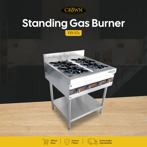 Standing Gas 4 Tungku - YSN ST-4 Crown Horeca