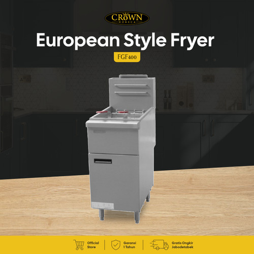 Standing Gas Deep Fryer FGF400 Crown Horeca