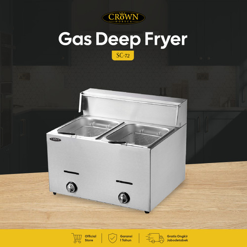 Gas Deep Fryer SC-72 Crown Horeca