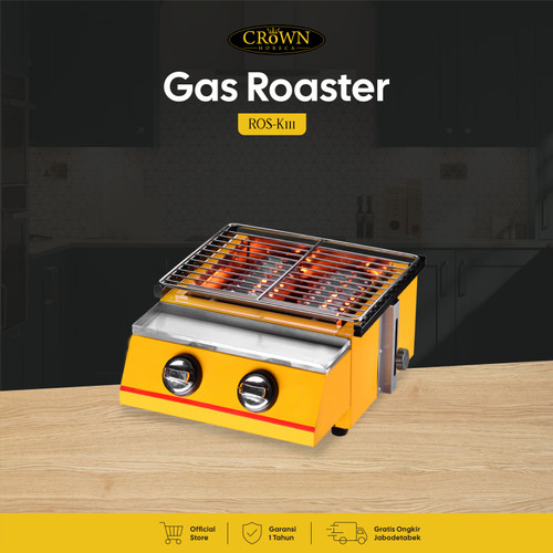 Gas Roaster / Kompor Pemanggang Gas 2 Tungku