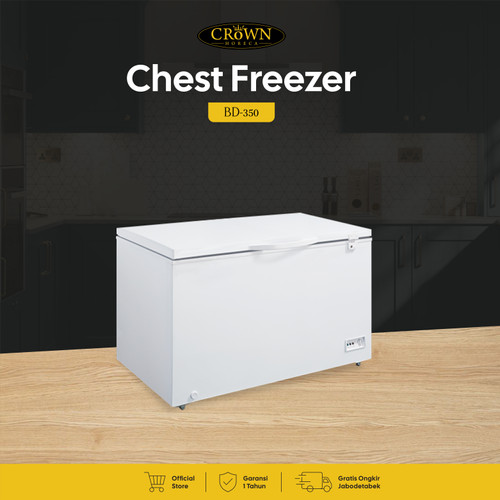 Chest Freezer BD-350 Mesin Pembeku Crown Horeca