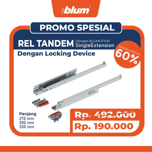 BLUMPROMO PAKETLENGKAP RELLACITANDEM 550H3000B BLUMOTIONSINGLE EXTENSI