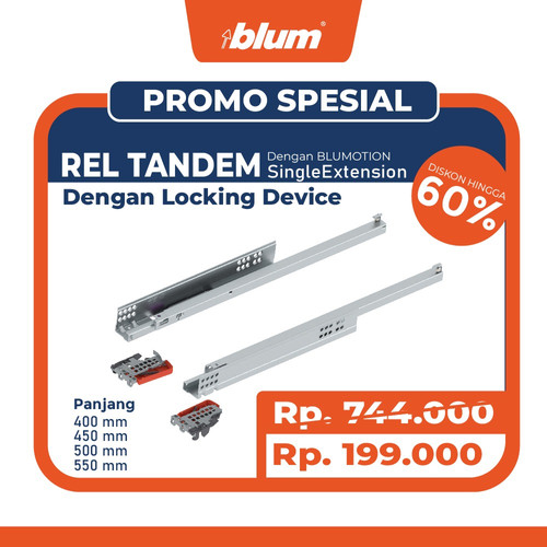 BLUMPROMO PAKETLENGKAP RELLACITANDEM 550H4000B BLUMOTIONSINGLE EXTENSI