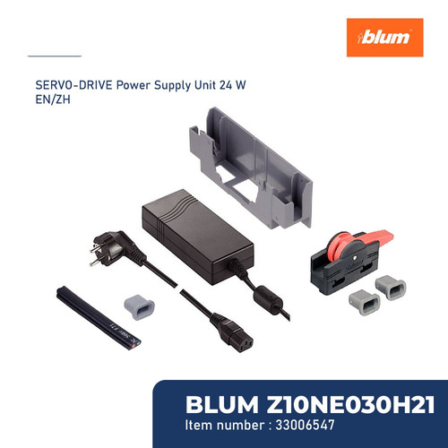 BLUM TRANSFORMER SERVO-DRIVE Z10NE030H21 POWERSUPPLY UNIT24W EN/ZH SET