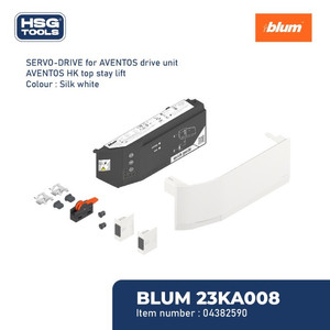 BLUM SERVO-DRIVE FOR AVENTOS DRIVE UNIT AVENTOS HK TOP STAY LIFT WHITE