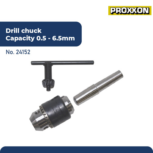 PROXXON 24152 ARBOR DRILL CHUCK BUBUT DRILL CHUCK CAPACITY 0.5-6.5MM