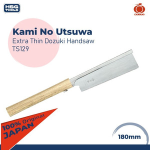 RAZORSAW TS129 GERGAJI KAYU JEPANG KAMI NO UTSUWA THIN DOZUKI 180MM