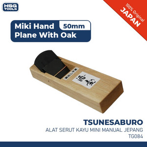 TSUNESABURO TG084 ALAT SERUT KAYU MINI JEPANG HAND PLANE WITH OAK 50MM