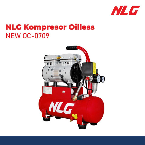 NLG OC 0709 MESIN KOMPRESOR OIL-LESS COMPRESSOR 0.75HP 9L