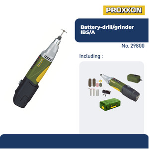 PROXXON 29800 MESIN BOR GERINDA MINI GRINDER BATTERY DRILL/GRINDER SET