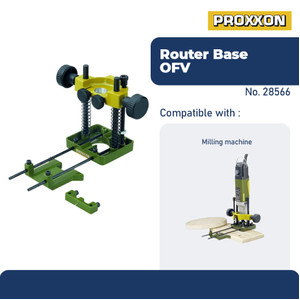 PROXXON 28566 MESIN PROFIL ROUTER TRIMMER KAYU ROUTER BASE OFV