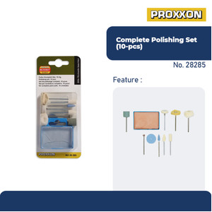 PROXXON 28285 MATA POLES TUNER KAIN POLISHING ACCESSORY SET (10-PC.)