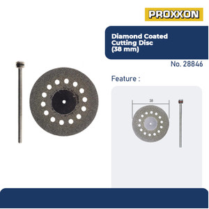 PROXXON 28846 MATA GERINDA POTONG MINI GRINDER CUTTING DISC O38MM