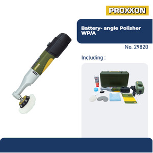 PROXXON 29820 MESIN POLES CORDLESS BATTERY- ANGLE POLISHER WP/A UN3481