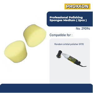 PROXXON 29094 BUSA POLES POLISHING SPONGE, MEDIUM, 2 PCS