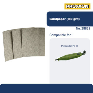 PROXXON 28822 KERTAS AMPLAS SANDPAPER FOR THE PS 13, 180 GRIT