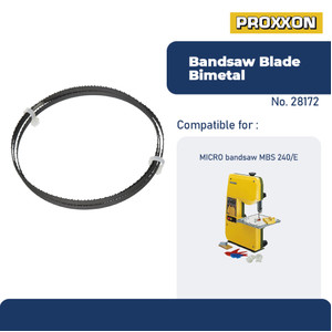 PROXXON 28172 MATA GERGAJI BANDSAW BIMETALLIC BANDSAW BLADE MBS 240/E