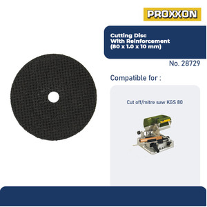 PROXXON 28729 MATA BATU GERINDA POTONG MINI CUTTING DISC 80X1X10MM