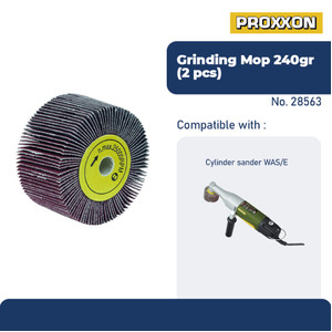 PROXXON 28563 MATA GERINDA AMPLAS TUNER AMPLAS GRINDING MOP 240GR 2PC