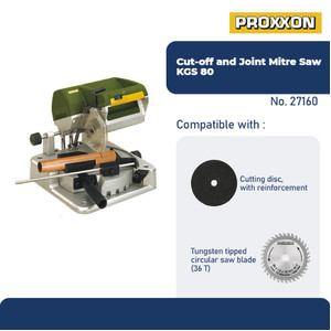 PROXXON 27160 MESIN POTONG CUT-OFF AND JOINT MITRE SAW KGS 80