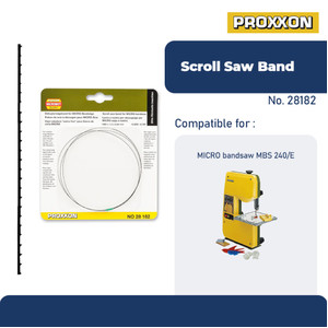 PROXXON 28182 MATA GERGAJI BANDSAW SCROLL SAW BAND 1.3MM F. MBS 240/E