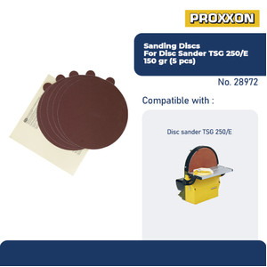 PROXXON 28972 KERTAS AMPLAS BULAT SANDINGS DISC 150GR 5 PCS