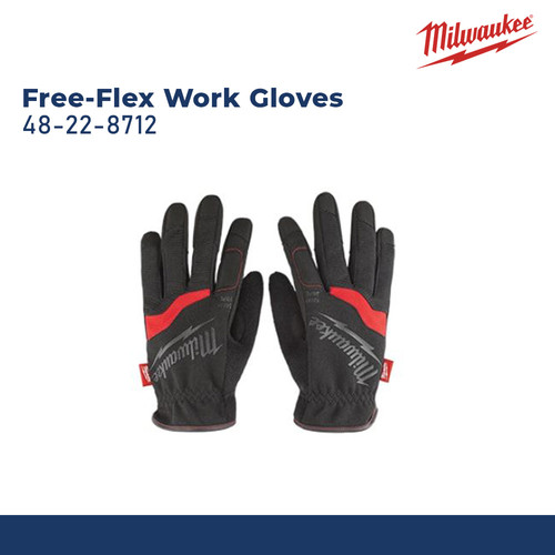 MILWAUKEE 48-22-8712 SARUNG TANGAN KERJA FREE - FLEX GLOVES - L