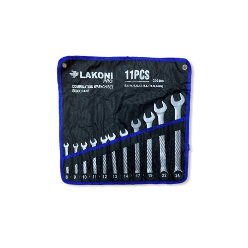 300408 LAKONI PRO KUNCI RING PAS COMBINATION WRENCH SET 11pcs (8-24MM)