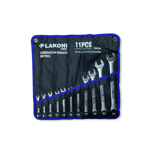 300396 LAKONI PRO KUNCI RING PAS COMBINATION WRENCH SET 11PCS (8-24MM)