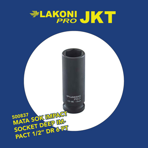 500837 LAKONI PRO MATA SOK IMPACT SOCKET DEEP IMPACT 1/2' DR 6 PT 29MM