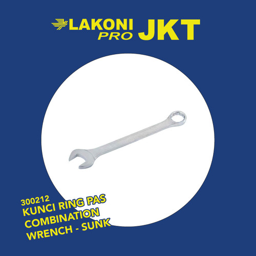 300212 LAKONI PRO KUNCI RING PAS COMBINATION WRENCH - SUNK PANEL 27mm