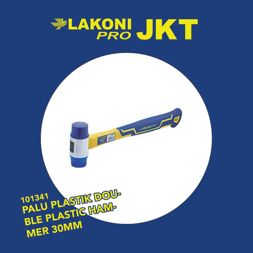 101341 LAKONI PRO PALU PLASTIK DOUBLE PLASTIC HAMMER 30mm