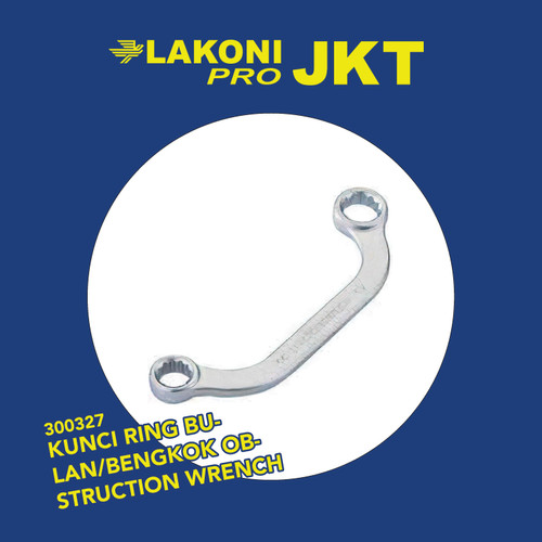 300327 LAKONI PRO KUNCI RING BULAN/BENGKOK OBSTRUCTION WRENCH 11X13mm