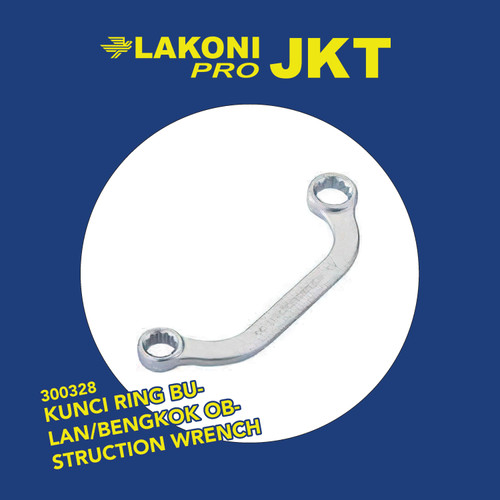 300328 LAKONI PRO KUNCI RING BULAN/BENGKOK OBSTRUCTION WRENCH 14x17mm