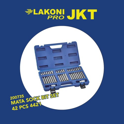 200735 LAKONI PRO MATA SOCK BIT SET 42 PCS 4421