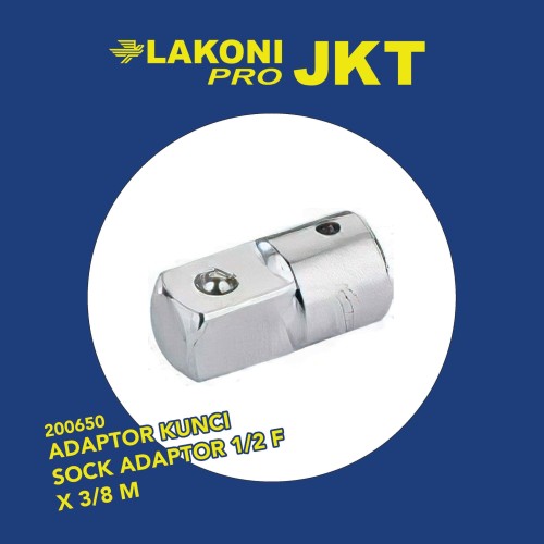 200650 LAKONI PRO ADAPTOR KUNCI SOCK ADAPTOR 1/2 F X 3/8 M