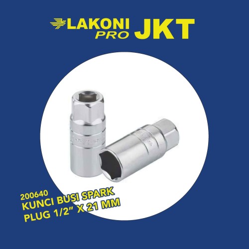 200640 LAKONI PRO KUNCI BUSI SPARK PLUG 1/2" X 21 MM