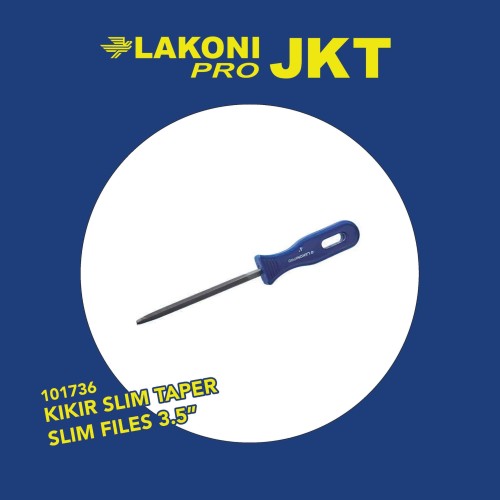 101736 LAKONI PRO KIKIR SLIM TAPER SLIM FILES 3.5"