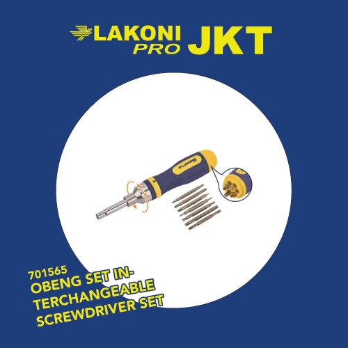 701565 LAKONI PRO OBENG SET INTERCHANGEABLE SCREWDRIVER SET