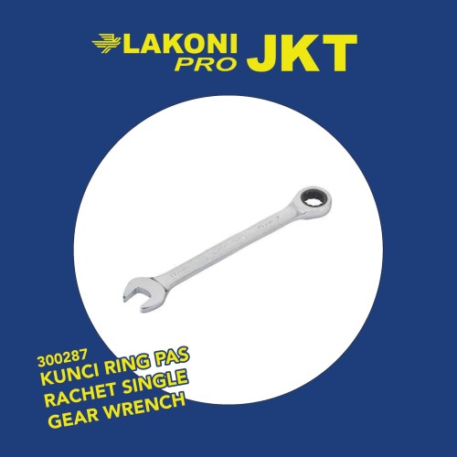 300287 LAKONI PRO KUNCI RING PAS RACHET SINGLE GEAR WRENCH 14mm