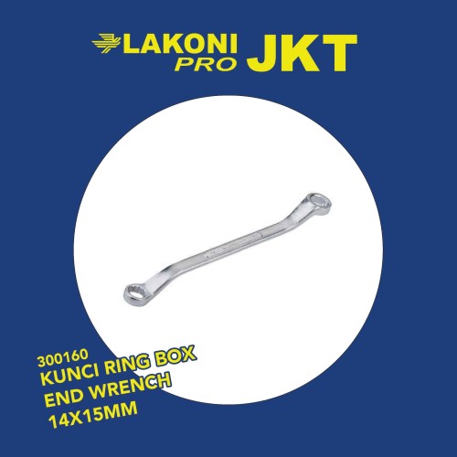 300160 LAKONI PRO KUNCI RING BOX END WRENCH 14X15mm