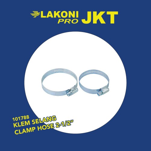 101788 LAKONI PRO KLEM SELANG CLAMP HOSE 2-1/2"