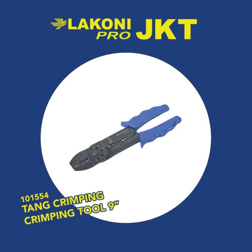 101554 LAKONI PRO TANG CRIMPING CRIMPING TOOL 9"