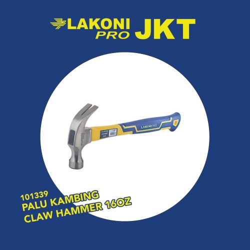 101339 LAKONI PRO PALU KAMBING CLAW HAMMER 16OZ