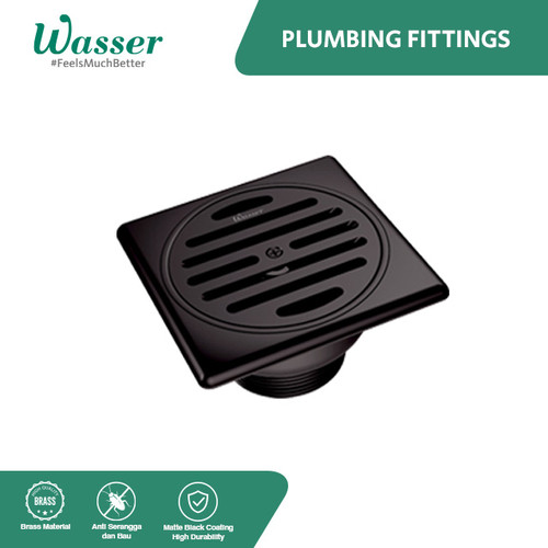 Wasser Floor Drain | HSA-6442 Black