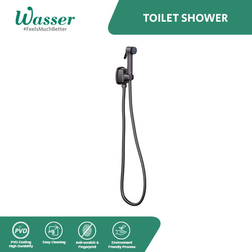 Wasser Toilet Shower WS-9FRL-ASV Satin Grey