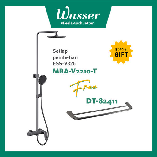 Wasser Wall Mounted Shower Column System ESS-V325 / Shower Tiang Set